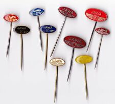 Używany, Vintage JAWA CZ Motocykl Motocykl Logo pin badge Czechy emalia na sprzedaż  Wysyłka do Poland