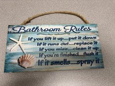 Beach theme bathroom for sale  Elgin