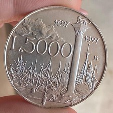 5000 lire 1997 usato  Roma