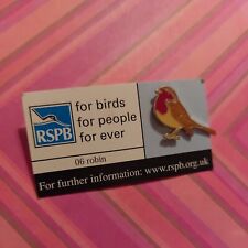 rspb pin badges robin for sale  BRIGHTON