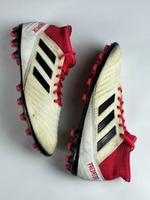 Adidas Predator 18.3 FG białe czerwone czarne knagi piłkarskie na sprzedaż  PL