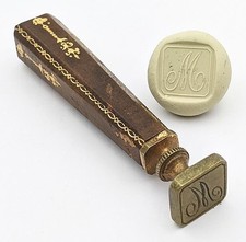 Antique initial leather for sale  UK