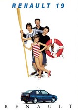 Catalogue brochure Renault 19, Chamade et cabriolet phase 2 1995 FR - 8 pages comprar usado  Enviando para Brazil