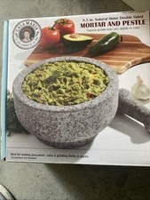 Usado, Argamassa e pilão Casa Maria 8,5” pedra granito dupla face comprar usado  Enviando para Brazil