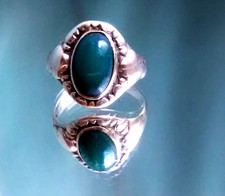 Ring silber smargd gebraucht kaufen  München