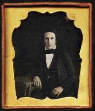 Linda 6ª placa Dag of a Man com tapete recortado, c. década de 1840 #21 comprar usado  Enviando para Brazil