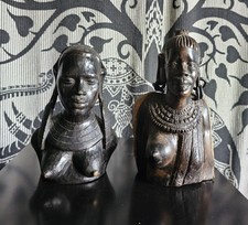 Pair vintage african for sale  LEICESTER
