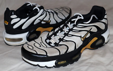 Tênis Nike Air Max Plus Branco Dourado Metálico Tamanho 10 Tigre Listras Pretas comprar usado  Enviando para Brazil