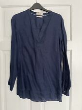 100 linen navy for sale  RAINHAM