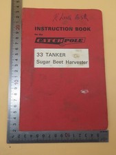 Instruction book catch for sale  COLCHESTER