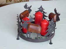 Kranz kerzenhalter metallkranz gebraucht kaufen  Malente