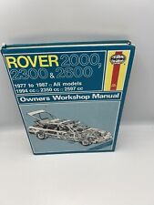 Haynes manual rover for sale  SWADLINCOTE