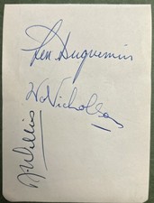 Signed bill nicholson for sale  EPSOM
