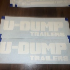 Dump trailer decals for sale  Newfield