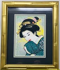 Geisha silk art for sale  Denton