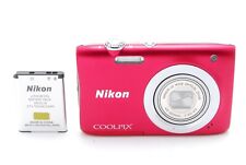 [QUASE PERFEITO] Câmera Digital Compacta Nikon COOLPIX A100 20.0MP Vermelha Do Japão comprar usado  Enviando para Brazil