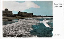 Cartão postal real empresa praia Santa Monica cor alemã fina RPPC ESTADO PERFEITO  comprar usado  Enviando para Brazil