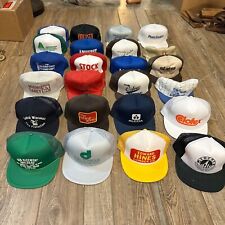 (24) Chapéus Snapback Publicitários Vintage Retrô Construtores de Construção Gola Azul comprar usado  Enviando para Brazil