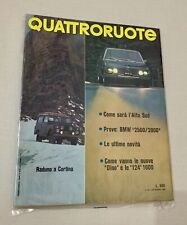 Quattroruote dicembre 1969 usato  Cagliari
