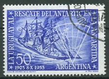 Argentyna 1953 Ekspedycja polarna "Antarctic" Statek 612 stemplowane na sprzedaż  Wysyłka do Poland