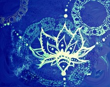 Glowing lotus flower for sale  Bath