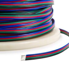 RGB Kabel 4-adrig LED Verlängerungskabel Verbindungskabel Flachleitung 0,25mm² comprar usado  Enviando para Brazil