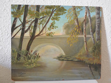 Tableau huile panneau d'occasion  Les Mages