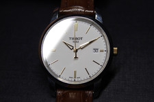 Mostrador branco fabricado na Suíça Tissot Classic Dream T033410A aço inoxidável 30M 38mm comprar usado  Enviando para Brazil