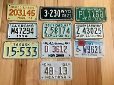 Conjunto de presente de 10 placas de licença de motocicleta/reboque, usado comprar usado  Enviando para Brazil