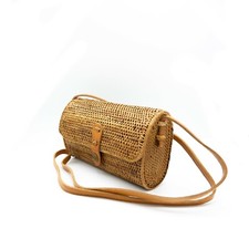 Rattan umhängetasche korbtasc gebraucht kaufen  St.Johann, Gau-Weinheim, Wallertheim
