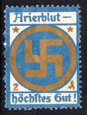 Selo Alemanha Receita Segunda Guerra Mundial 3º Reich Era Trabalho Duro Cartaz Etiqueta MH, usado comprar usado  Enviando para Brazil