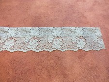 Linda janela de renda colecionável valance azul médio 108" de comprimento x 7" de profundidade comprar usado  Enviando para Brazil