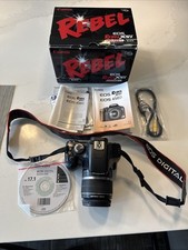 Kit de câmera Canon EOS Rebel XSi DSLR 12.2MP USADO, lente EF-S 18-55mm f/3.5-5.6 II comprar usado  Enviando para Brazil