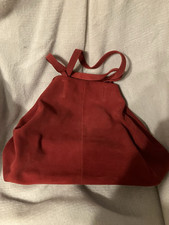 red suede handbag for sale  ST. ALBANS