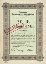 Blatzheimer bierbrauerei gebr. d'occasion  Expédié en Belgium