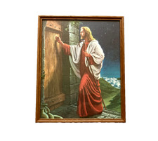 Vintage jesus knocking for sale  Syracuse