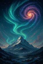 Papel de parede Aurora Mountain Galaxy redemoinho AI arte telefone PNG JPEG fundo digital comprar usado Papel de parede Aurora Mountain Galaxy redemoinho AI arte telefone PNG JPEG fundo digital comprar usado  Enviando para Brazil