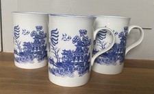 Willow pattern mugs for sale  OLDHAM