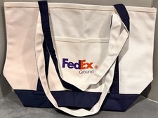 Usado, Bolsa tote de lona Fedex Ground Fan Leeds praia piscina viagem jogo esportivo luxo comprar usado  Enviando para Brazil
