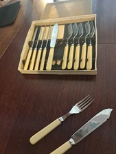 cream handled cutlery for sale cream handled cutlery for sale BIRKENHEAD