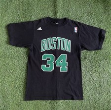 Camiseta Adidas Boston Celtics Preta Masculina Tamanho P Paul Pierce NBA, usado comprar usado  Enviando para Brazil