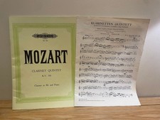 Mozart clarinet quintet for sale  GERRARDS CROSS