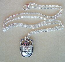 Cadena y Colgante Escarabajo Egipcio amuleto del Renacimiento y de la Eternidad comprar usado  Enviando para Brazil