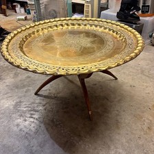 Moroccan brass tray for sale  Broken Arrow