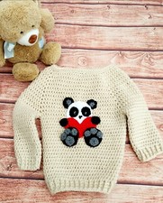 Handmade crochet jumper for sale  ANDOVER