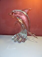 Scultura delfino vetro usato  Pontecagnano Faiano