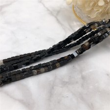 10 contas de cubo de pedra preciosa ônix preto natural 4x4x4mm, contas soltas, 15,5" comprar usado  Enviando para Brazil