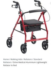 Drive wheel rollator for sale  BURY ST. EDMUNDS