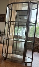 Glass curio cabinet for sale  Hampton