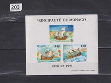 LM MONACO 1992 - MNH - IMPERF - CEPT - NAVIOS, COLOMBO comprar usado  Enviando para Brazil